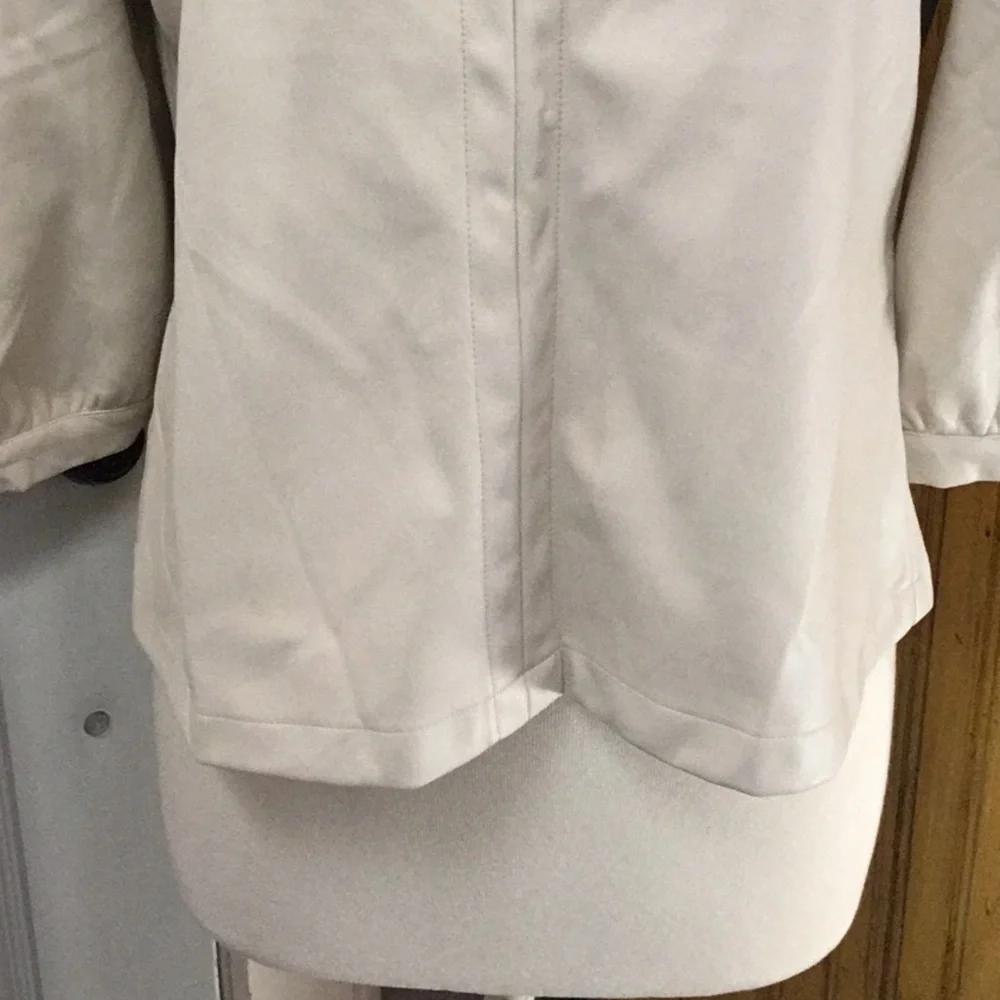 NWT EVEREVE Ryann fFaux Leather Top - Picture 3 of 6